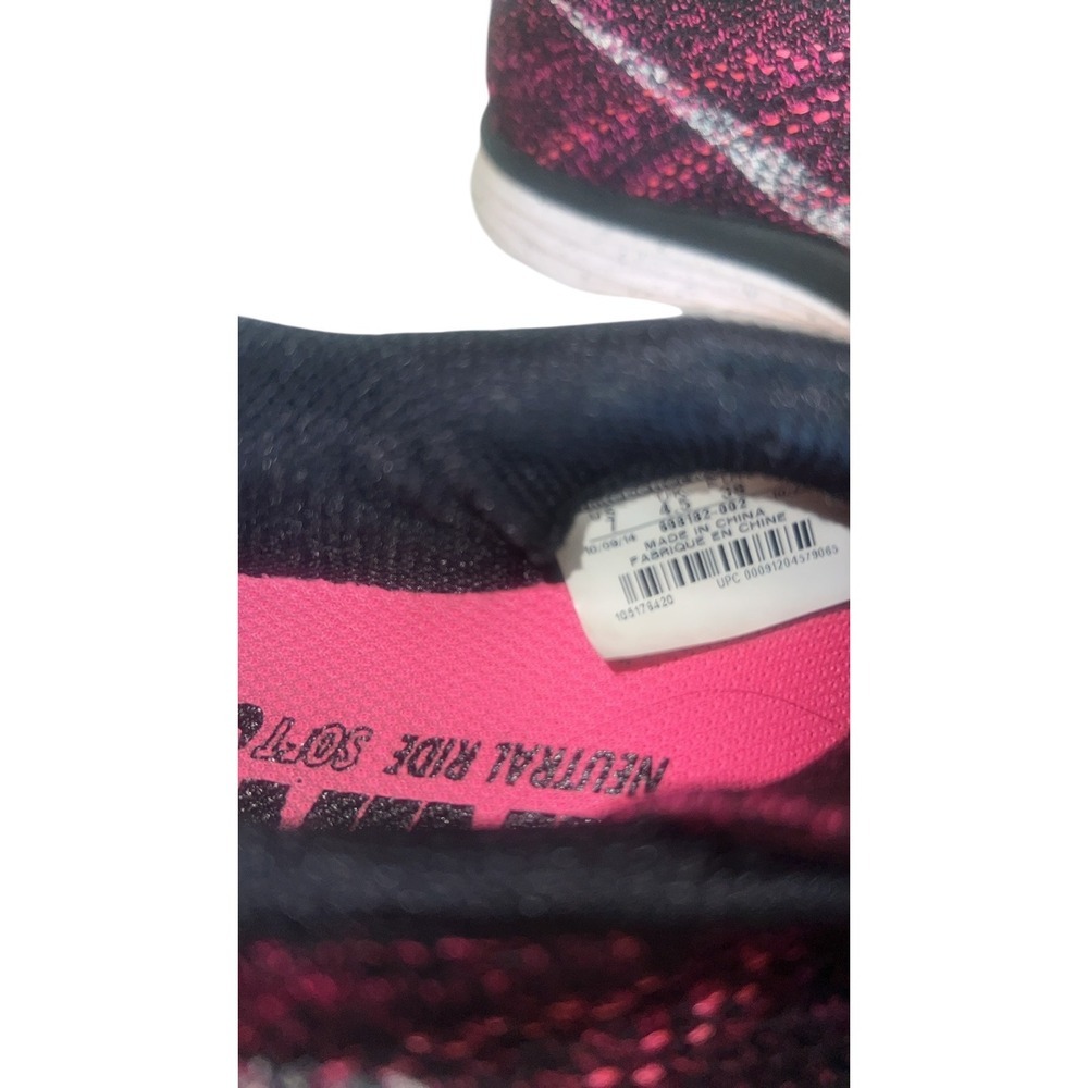 Nike Lunarlon‎ Running Shoes Women's Sneakers Athletic Pink Black Size 7 - Picture 8 of 8